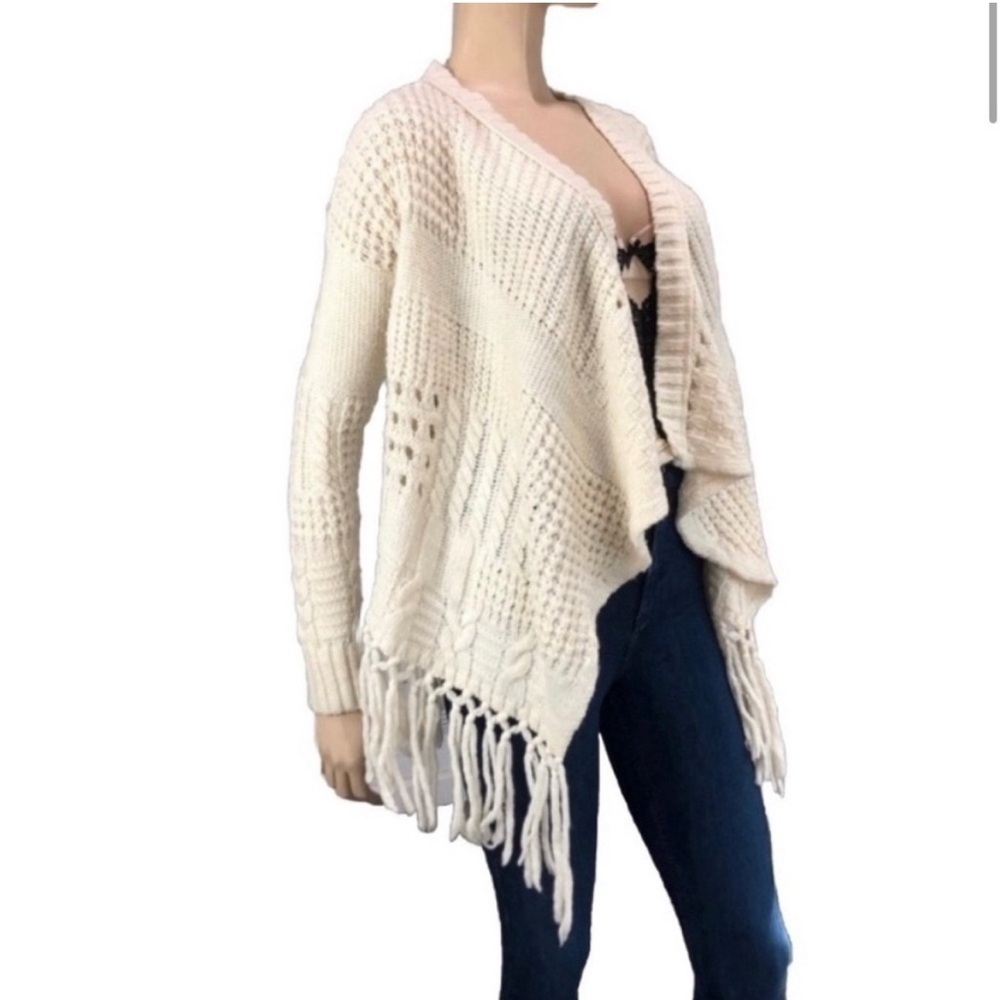 AMERICAN EAGLE OUTFITTERS cardigan cream boho